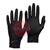 1400698  Warrior Black Fish Grip Nitrile Gloves Size 8/Medium (Box of 50)