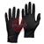 44,0350,5147  Warrior Black Fish Grip Nitrile Gloves Size 10/XL (Box of 50)
