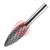 046111  Pferd Carbide Flame Burr 3+ Cut  B 1230/6 C3plus