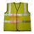 601038-0010  High Vis Vest XXL EN4712 FluorYellow 2 Band