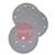 090947  SAITAC D-VEL 4V Hook & Loop No Hole Aluminium/Oxide Velcro Disc 150mm, Grit 800 (Box of 50)