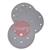 090517  SAITAC D-VEL 4V Hook & Loop No Hole Aluminium/Oxide Velcro Disc 150mm, Grit 1200 (Box of 50)