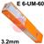 111130-012A  UTP DUR 600 Hardfacing Electrodes 3.2mm Diameter x 450mm Long. 5.8kg Pack (130 Rods). E 6-UM-60