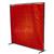 0000100952  Orange PVC Welding Curtain 8ft by 6ft (Frame Sold Seperatly)