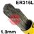 251035R  Esab OK Tigrod 316L Stainless Steel Tig Wire, 1.0mm Diameter x 1000mm Cut Lengths - AWS A5.9 ER316L. 5.0kg Pack
