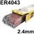 3M-E1M506  Esab OK Tigrod 4043 Aluminium Tig Wire, 2.4mm Diameter x 1000mm Cut Lengths - AWS A5.10 R4043. 2.5kg Pack