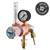 37371010  GasiQ Optimator I Argon/Mix Gas Saver Bottom Entry Regulator. 34Lpm. G5/8