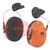 3M-H31P3AF  3M PELTOR H31 Orange Helmet Mounted Ear Muffs for Versaflo M-Series, 28DB