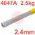 220480-7  NG2 SIFALUMINIUM No16 WIRE 2.4mm DIAM