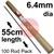 43-049-003  Arcair SLICE 6.4mm Diameter x 55cm Long, Uncoated Electrodes (1/4