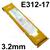SAIT-FLAP  UTP 65 D Stainless Steel Electrodes 3.2mm Diameter x 350mm Long. 1.3kg Vacpac (41 Rods), E312-17
