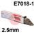 1550127730  Lincoln Electric Conarc 49C Low Hydrogen Electrodes 2.5mm Diameter x 350mm Long. 12.0kg Carton (6 x 2.0kg 110 Rod Packs). E7018-1 H4R