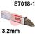 LNS316L-32-25VCI  Lincoln Electric Conarc 49C Low Hydrogen Electrodes 3.2mm Diameter x 350mm Long. 12.0kg Carton (3 x 4.0kg 108 Rod Packs). E7018-1 H4R