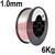907161012  1.0mm Aluminium MIG Wire, 6Kg Reel, ER5356