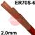 16.17.18.0010  Lincoln Electric LNT 26, 2.0mm TIG Wire, 5Kg Packet, ER70S-6