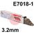 524383  Lincoln Electric 7018-1 Low Hydrogen Electrodes 3.2mm Diameter x 350mm Long. 12.6kg Carton (3 x 4.2kg 120 Rod Packs). E7018-1