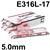 ED701901  Lincoln Clearosta E 316L Stainless Steel Electrodes 5.0mm x 350mm 1.7kg Vacpac E316L-17 ISO 3581-A