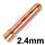 2059  Kemppi Tightening Bush - Short, 2.4mm (Pack of 10)