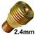 78074  Kemppi Small Housing for Tightening Bush - Gas Lens, 2.4mm (Pack of 5)