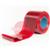 A2MM/50  Red PVC Welding Strip Curtain 300mm x 2mm x 50m Roll