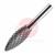 ABR0613  Tungsten Carbide Burr - Flame, 12 x 32mm