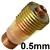 CK-RAC2M11M5  CK 4 Series 0.5mm Stubby Series Collet Body - Gas Lens