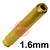 CK-8CG116GS  CK 8 Series 1.6mm Gas Lens Collet - Wedge