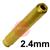 CK-8CG332GS  CK 8 Series 2.4mm Gas Lens Collet - Wedge