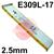 E309L25E  ESAB 67.60 Stainless Electrodes 2.5mm Diameter x 3mm Long,  0.6Kg Vacpac (31 Rods), E309L-17