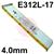 FX888-25SRB  ESAB OK 68.81 312L Stainless Steel Electrodes 4.0mm Diameter x 350mm Long.1.8kg Vacpac (29 Rods). E312L-17