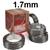 CK-AMT2M101L6  Lincoln Electric Innershield NR-211-MP Self-shielded Flux Cored Wire 1.7mm Diameter 6.35 Kg Reel (Pack of 4)