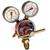 7906060310  Harris 925 Inert Gas Regulator 10 Bar, Single Stage Two Gauge Heavy Duty 300 Bar Inlet, with Flair Nipple Outlet