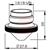 LV332-0001V  Centricut Laser Nozzle - 1.2mm Cylindrical, for LVD Laser (Pack of 5)