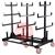 GK-166-183  Armorgard Mobile Collapsible Pipe Rack, Certified 2 Tonne Capacity