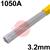 FRONIUS-MMA-CABLE-SET  SIF Sifalumin No.14 1050A Aluminium Tig Wire, 3.2mm Diameter x 1000mm Cut Lengths - EN ISO 18273 S AL 1070 (AL99.7). 2.5kg Pack