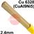 71653204  SIFALBRONZE No 44 Aluminium Bronze Tig Wire, 2.4mm Diameter x 1000mm Cut Lengths - EN 14640 CU 6328 (CUAL9NI5). 2.5kg Pack