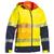 PUKSHC1330_BBLKR132  Softshell Ripstop Two Tone Hi-Vis Jacket