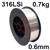 CK-CK1512NRG  SIF SIFMIG 316LSi 0.6mm Diameter 0.7KG Spool