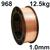 4,035,953  Sifmig 968 copper wire containing 3% silicon and 1% manganese 1.0 mm Dia 12.5 kg Spl, ISO 2473 Cu 6560 (CuSi3Mn1), BS: 2901 C9