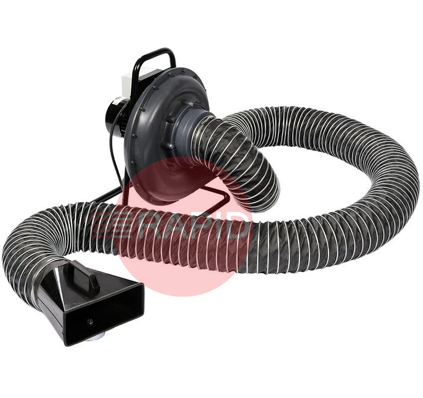 0000110462  Plymovent MNF Portable Extraction Fan with 10m Hose & Nozzle, 400v 3ph