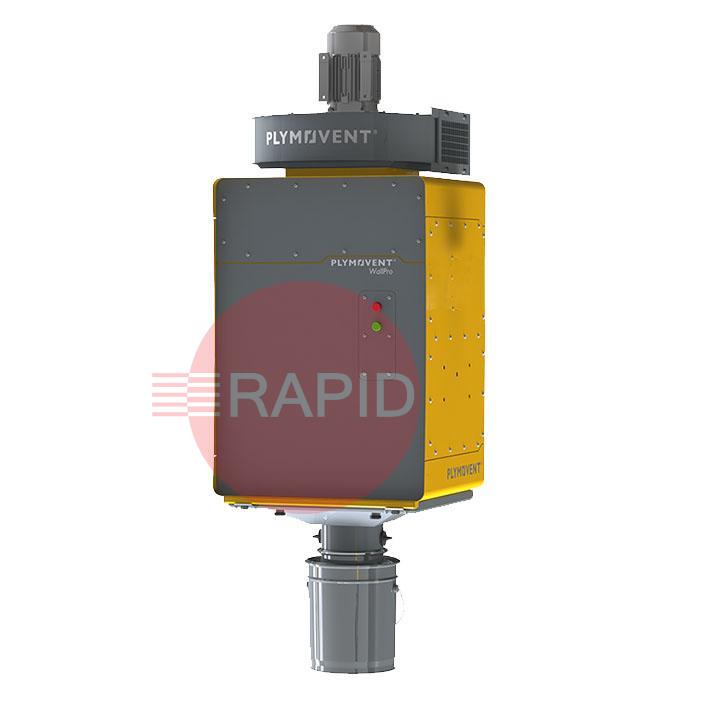 0000117511  Plymovent WallPro Basic (435) Filter Unit with Ø 160 mm Connection, (Requires Arm) 400v 3ph 50Hz