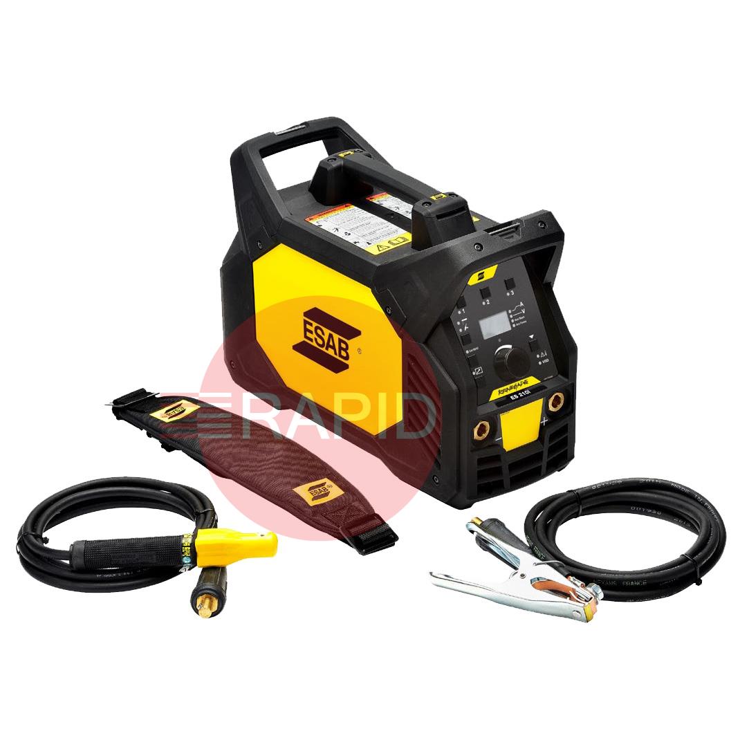 0447700881  ESAB Renegade ES 210i Ready To Weld Package with 3m MMA Cable Set - 115 / 230v, 1ph