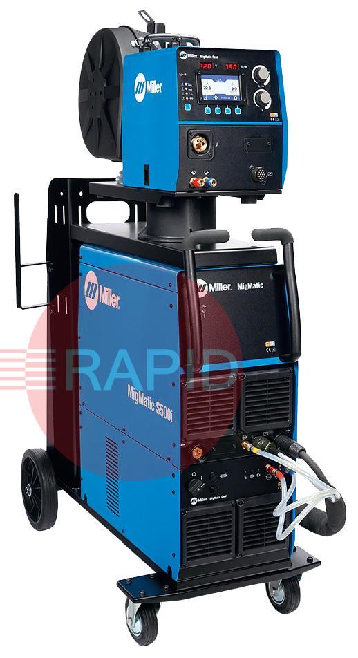 059015056WP  Miller MigMatic S500i MIG/MAG Welder Water Cooled Package - 400v, 3ph
