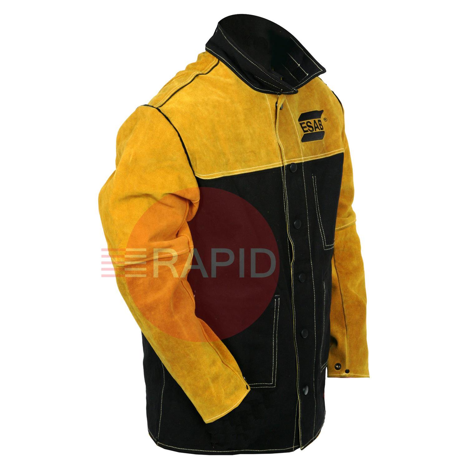 0700500494  ESAB FR / Leather Welding Jacket - Medium