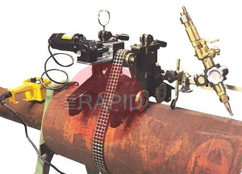 11040-00  GB Cut F1 Portable Motorised Flame Pipe Cutting Machine, 102 - 2032mm Range OD