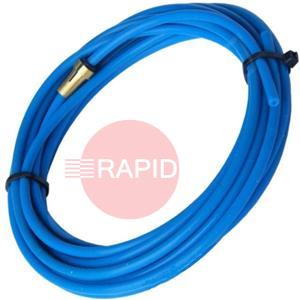 1260008  Binzel Teflon Liner Blue0.6 to 0.9mm Soft Wire  4M