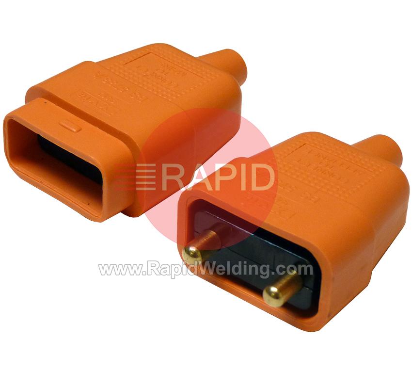 175GB004  Binzel Dura Plug Orange 2 Pin