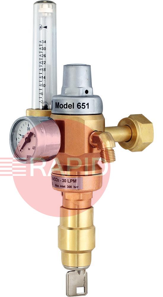 Buy Harris Gas Saver Regulator Model 651, 30 Lpm Lockable, Nevoc