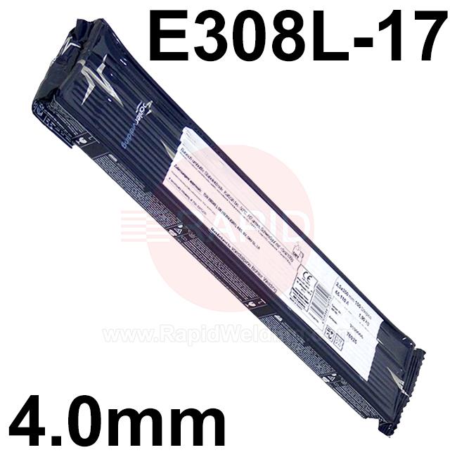 38771  Bohler FOX EAS 2-A Stainless Steel Electrodes 4.0mm Diameter x 350mm Long. 2.0kg Vacpac. E308L-17