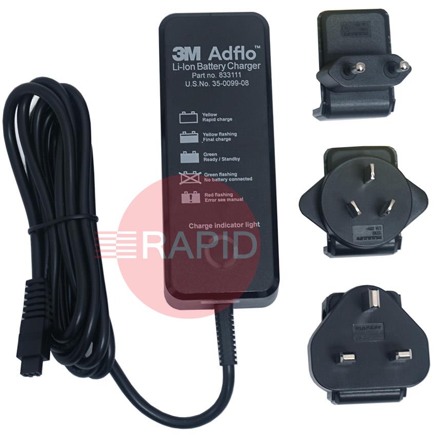 3M-833111  3M Adflo Li-Ion Battery Charger 35-0099-08